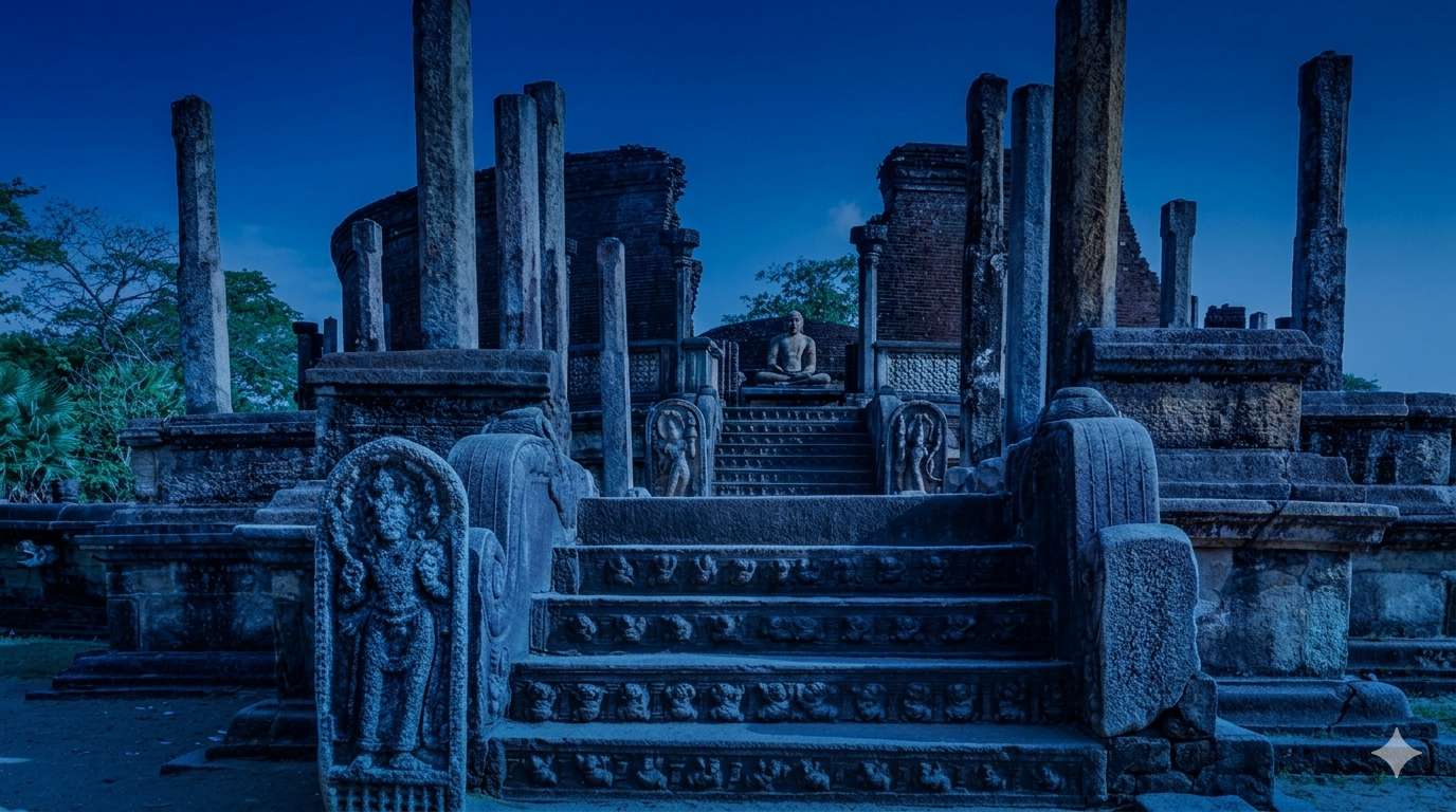 Polonnaruwa ancient city tour in Sri Lanka