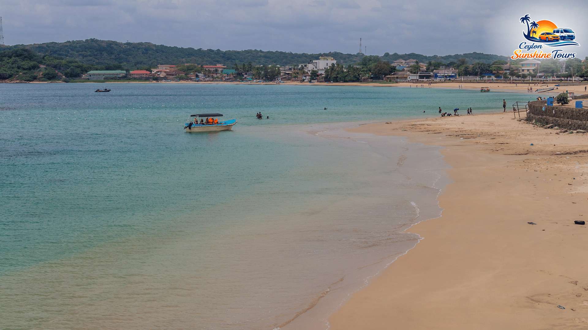Scenic coastal view in Trincomalee